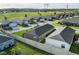 Drone shot of community featuring well-maintained lawns, mature trees, and plenty of privacy at 463 Kayla Ct, The Villages, FL 32163