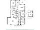 Detailed floor plan showcasing a 4-bedroom, 3-bathroom home with a 3-car garage at 485 Halter Dr, Apopka, FL 32712