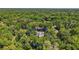 Serene aerial view of the property nestled among lush greenery, providing privacy and tranquility at 4920 Sw 4Th Cir, Ocala, FL 34471