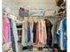 Organized closet with ample storage space and shelving at 501 Santa Fe Rd, Tavares, FL 32778