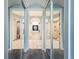 Mirrored view of the bathroom and the bathtub and shower at 602 Camino Real Blvd # 602, Howey In The Hills, FL 34737