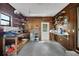 Garage with ample space for storage and a work area at 74 Stone Haven Ct, Leesburg, FL 34788