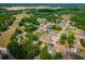 Wide aerial view showcasing the home's location within a developed residential area at 8198 Se 164Th Pl, Summerfield, FL 34491