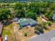 Aerial view of a beautiful property featuring a pool and surrounded by lush greenery, offering a private oasis at 8198 Se 164Th Pl, Summerfield, FL 34491