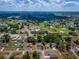 Aerial view revealing the proximity to the golf course and neighborhood amenities at 8198 Se 164Th Pl, Summerfield, FL 34491