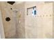Shower with tile surround, built in niche and shower head at 10339 Patrick Dr, Leesburg, FL 34788