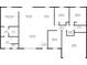 Detailed floorplan showcasing layout of bedrooms, kitchen, living room, and bathrooms at 12817 Sw 77Th Cir, Ocala, FL 34473