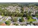 Neighborhood aerial view showcasing well-maintained homes surrounded by mature trees and greenery at 13190 Se 93Rd Cir, Summerfield, FL 34491