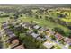 Community aerial view showcasing well-maintained homes near a lush green golf course and tree-lined streets at 13190 Se 93Rd Cir, Summerfield, FL 34491