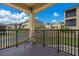 Charming balcony with a view of the community at 17519 Promenade Dr, Clermont, FL 34711
