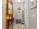 Welcoming entryway featuring decor, neutral walls, and a white front door offering a tidy first impression at 17519 Promenade Dr, Clermont, FL 34711