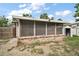 Brick and screen porch with a small shed at 30641 County Road 435, Sorrento, FL 32776