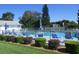 Community pool with lounge chairs and well-kept landscaping at 3209 Manatee Rd, Tavares, FL 32778
