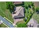 Aerial view of the house showing its landscaping and proximity to other homes and roads at 39705 Grove Hts, Lady Lake, FL 32159