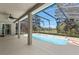 Inviting pool offers both recreation and relaxation, with a view of the backyard at 5138 Rishley Run Way, Mount Dora, FL 32757