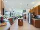 Spacious kitchen with stainless steel appliances and a central island at 11702 Se 173Rd Lane Rd, Summerfield, FL 34491