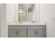 Modern bathroom featuring double sinks and vanity at 28078 Poppy Ct, Leesburg, FL 34748