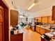 Kitchen with light wood cabinets, a breakfast nook and stainless steel appliances at 3051 Newmark Dr, Deltona, FL 32738