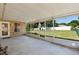 Spacious screened lanai with view of the backyard at 36545 Scottsdale Dr, Grand Island, FL 32735