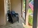 Front porch featuring neutral toned tile and comfortable seating at 3708 Fairfield Dr, Clermont, FL 34711