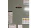 View of the TRANE HVAC air handler at 3708 Fairfield Dr, Clermont, FL 34711
