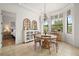Sunlit breakfast nook with views of the outdoors, perfect for enjoying casual dining and relaxation at 38716 Oak Place Ct, Lady Lake, FL 32159