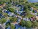 This is an aerial view of the property showing its location in a quiet, residential neighborhood at 507 Torres Pl, The Villages, FL 32159
