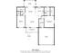 Detailed floorplan showcasing the layout of the home, including the bedrooms, bathrooms, kitchen, and living areas at 507 Torres Pl, The Villages, FL 32159