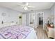 Spacious main bedroom with attached bathroom and walk-in closet at 530 Valencia Pl, The Villages, FL 32159