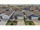 Digitally enhanced aerial view showcasing the property boundaries, manicured landscaping, and more at 6248 Siverson Ter, The Villages, FL 32163