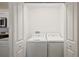Convenient laundry area featuring a full-size washer and dryer at 6248 Siverson Ter, The Villages, FL 32163