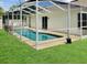 Inviting screened-in pool area with ample space for lounging and entertaining at 685 Reindeer Dr, Kissimmee, FL 34759