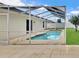 Screened-in pool and patio area offer a private outdoor retreat at 685 Reindeer Dr, Kissimmee, FL 34759