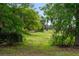 A lush green back yard with mature trees and a view at 9510 Suggs Rd, Clermont, FL 34711