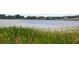 Beautiful lake view with purple wildflowers in the foreground at 9510 Suggs Rd, Clermont, FL 34711