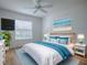 Comfortable bedroom featuring a plush bed, stylish decor, and a relaxing atmosphere at 1346 Kilgore Way, The Villages, FL 32163