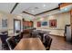 Entertainment area featuring tables for games and a ping pong table at 1047 Timbervale Trl, Clermont, FL 34715