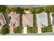 Aerial view of a home and its outdoor seating area at 1222 Camero Dr, The Villages, FL 32159