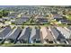 High angle view of the neighborhood, highlighting community layout and landscaping in a residential area at 1251 Saranac Pl, The Villages, FL 32163