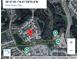 Map highlighting the neighborhood location with nearby amenities and recreational areas at 1251 Saranac Pl, The Villages, FL 32163