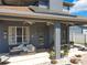 Spacious outdoor patio with comfortable seating and ceiling fans for added comfort at 13519 Bristlecone Cir, Orlando, FL 32828