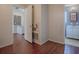 Hallway view leading to kitchen and bathroom at 1400 Eudora Rd # A08, Mount Dora, FL 32757