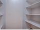 Pantry with wooden shelving at 1400 Eudora Rd # A08, Mount Dora, FL 32757