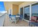 Condo balcony boasts incredible ocean views, and seating for outdoor enjoyment at 1705 S Atlantic Ave # 502, New Smyrna Beach, FL 32169