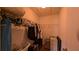 Walk-in closet with ample hanging space and shelving for organized storage at 17930 Se 83Rd Melody Ave, The Villages, FL 32162