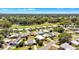 Aerial view of a vibrant residential community featuring lush greenery and well-maintained homes at 1871 W Schwartz Blvd, Lady Lake, FL 32159