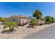 Exterior of home with landscaping, mulch, and a sunny blue sky at 2026 Altamonte Way, The Villages, FL 32162