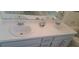 Bathroom featuring dual sinks and ample counter space at 2855 Picadilly Cir, Kissimmee, FL 34747
