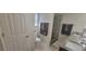 Well-maintained bathroom featuring a single sink vanity, toilet, and tiled walk-in shower at 3096 Maywood Ct, The Villages, FL 32162