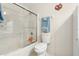 Bathroom featuring a shower and bath combination at 340 Juniper Way, Tavares, FL 32778